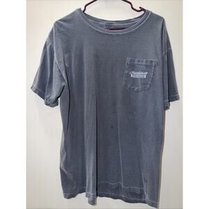 Houndstooth Clothing Company T Shirt With Graphics On Back Pocket Shirt